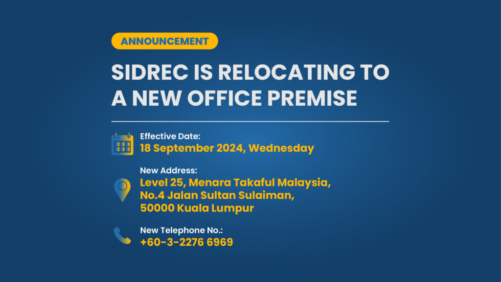 SIDREC is Relocating to a New Office Premise